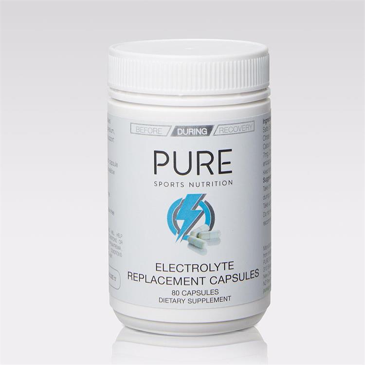 PURE Sports Nutrition Electrolyte Replacement Capsules