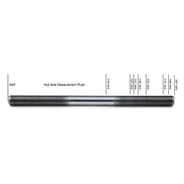 Wheels Manufacturing Tandem Solid Rear Axle 187mm