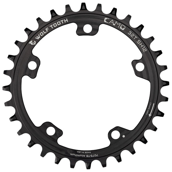 Wolf Tooth Camo Aluminium Round Chainring Drop Stop B