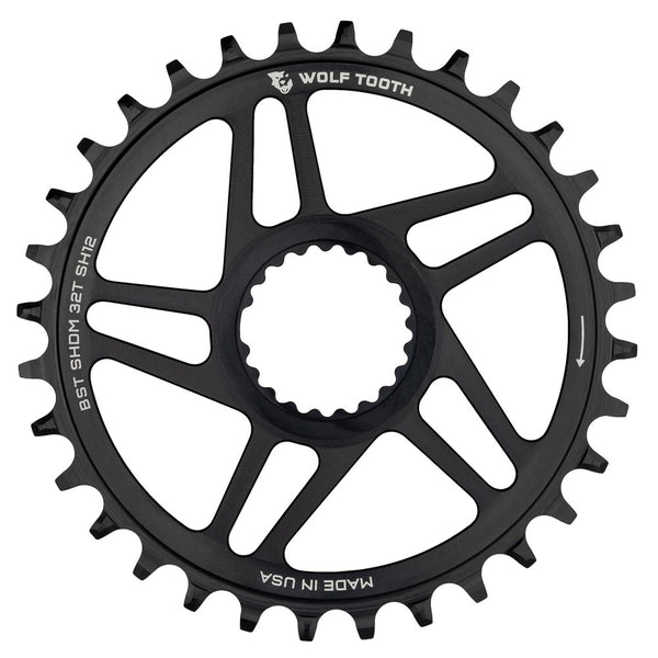 Wolf Tooth Shimano Dm Round Drop Stop Chainring Boost Hg12+