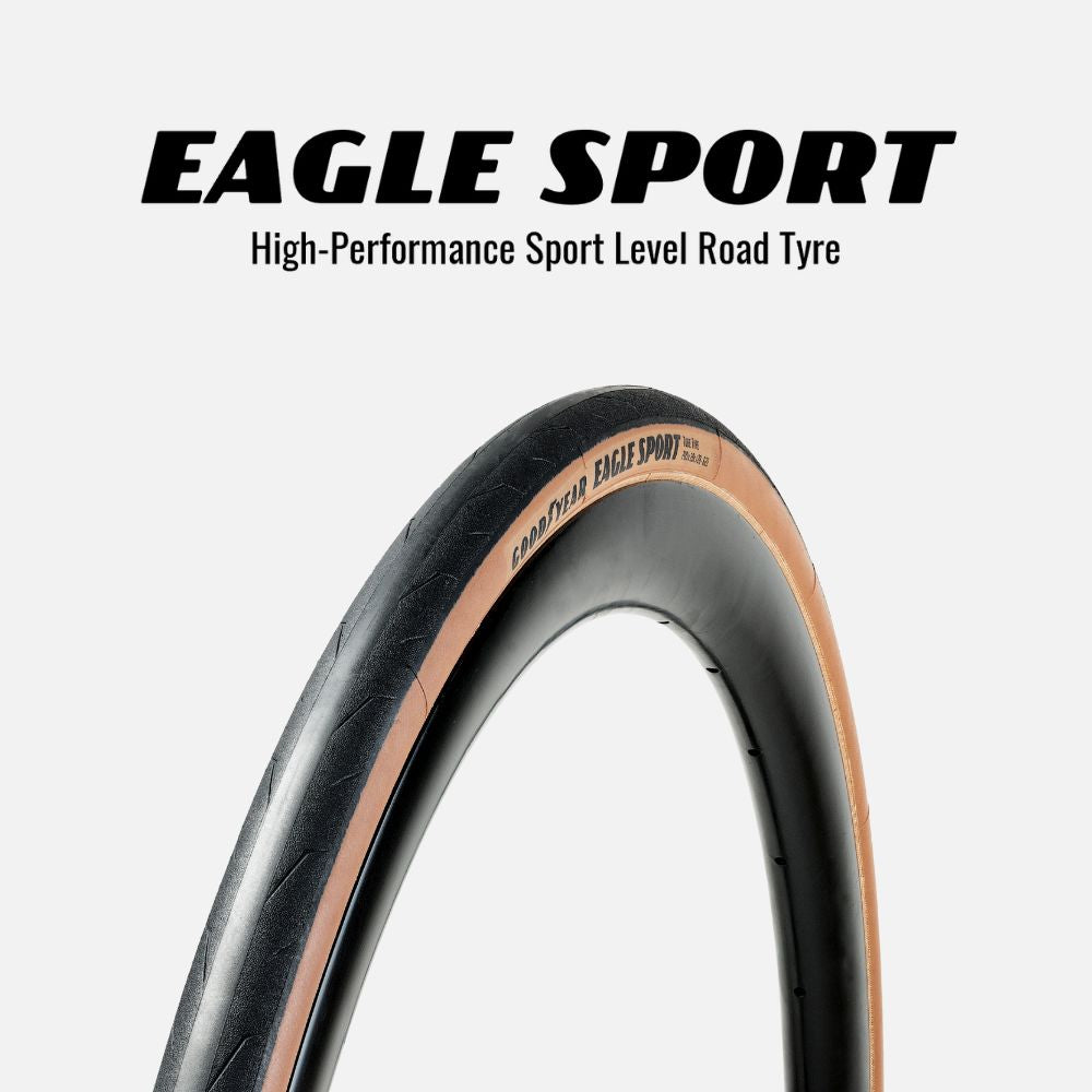 Goodyear Eagle Sport Tyre Tube Type Tan