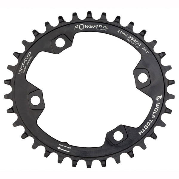 Wolf Tooth 96 BCD XT M8000 Oval Drop Stop Chainring Shimano HG+