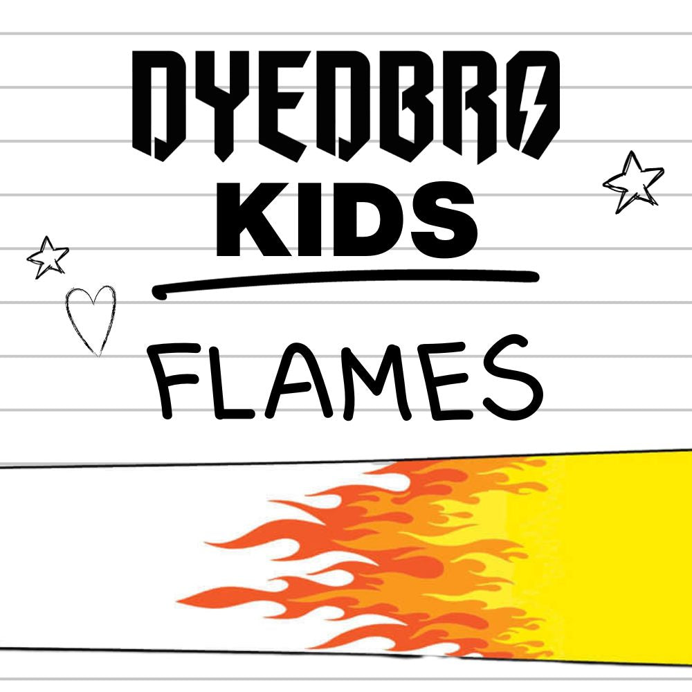 DYEDBRO Kids Flames