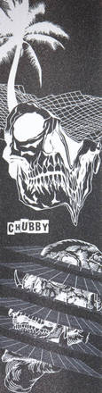 Chubby Tropical Skull Griptape