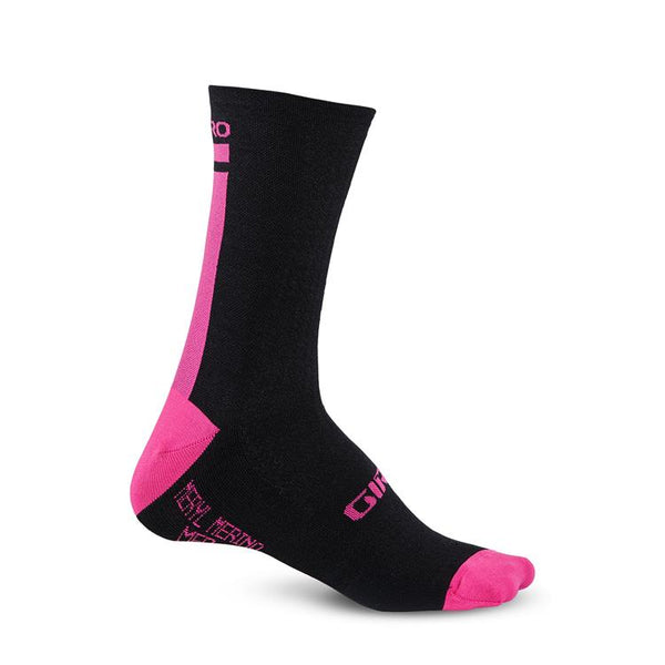 Giro HRC + Merino Wool - Bright Pink/Black