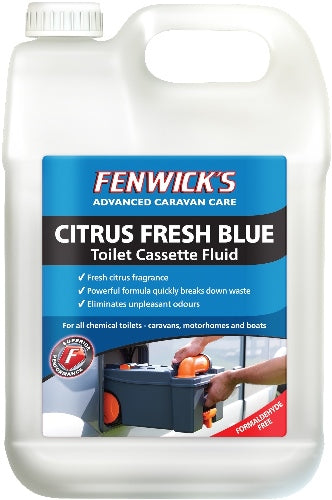 Fenwicks Citrus Fresh Blue Toilet Cassette Fluid 2.5L