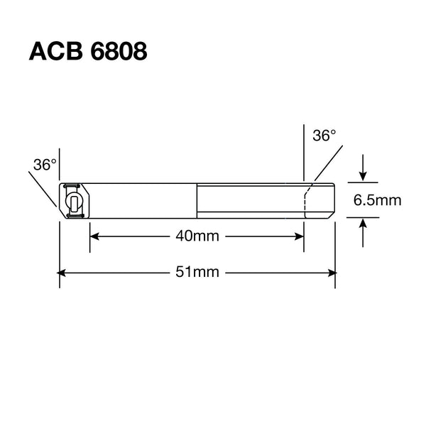 Enduro Headset Bearing 40 x 51 x 6.5 36x36°