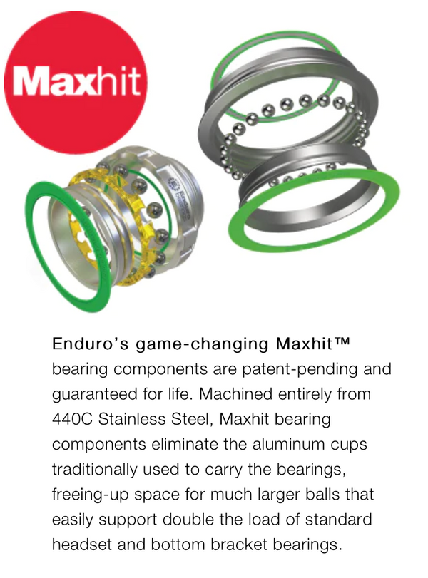 Enduro BSA Maxhit 440C Stainless Steel for DUB