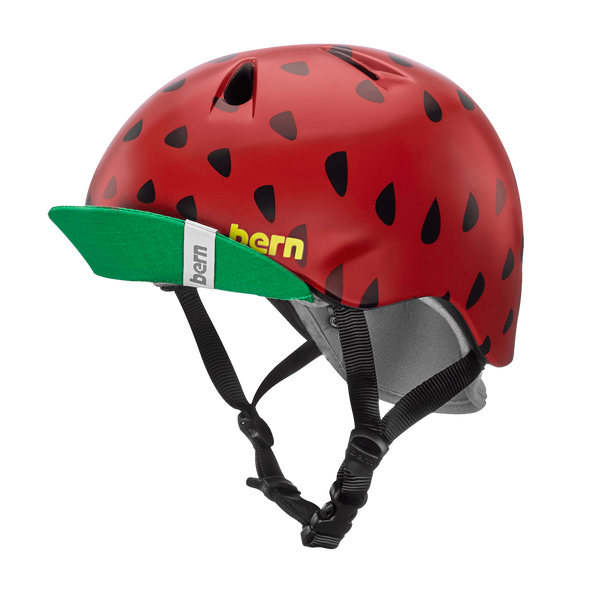bern bike helmets nz Bern Nina Satin Red Strawberry w/ Flip Visor