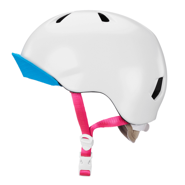 bern s m bike helmet Bern Nina Satin White w/ Flip Visor