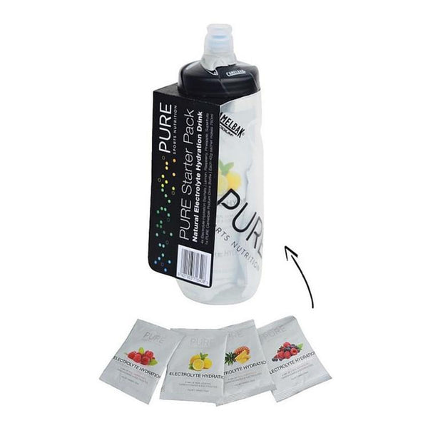 PURE Sports Nutrition Premium Podium Bottle 710ml Starter Kit